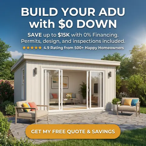 ADU Construction ad - high-converting backyard build offer