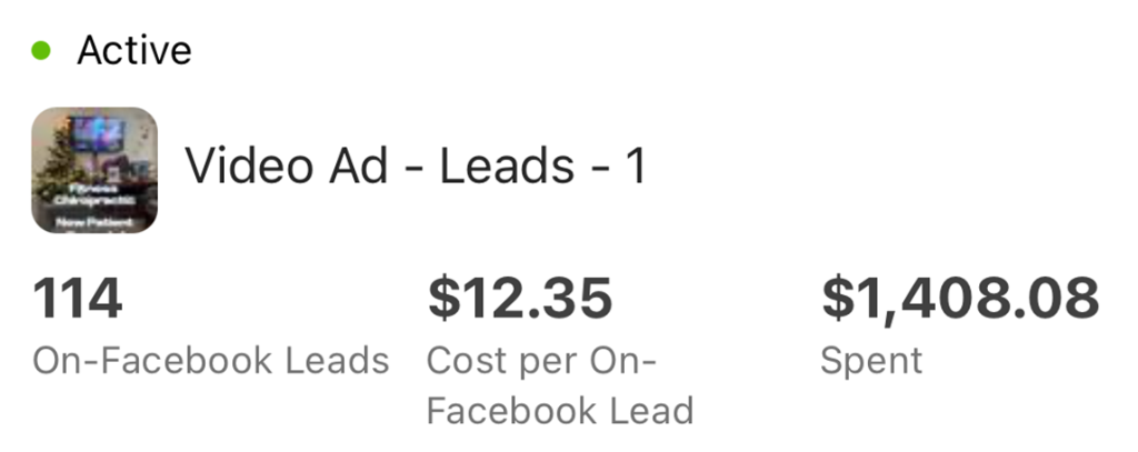 Campaign results for Professional Services