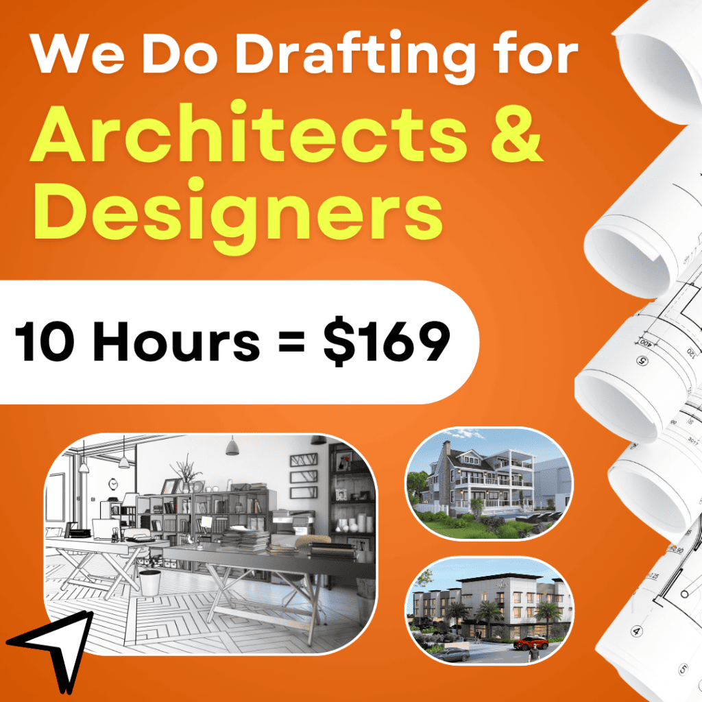 Drafting for Architects & Designers - 10 Hours = $169